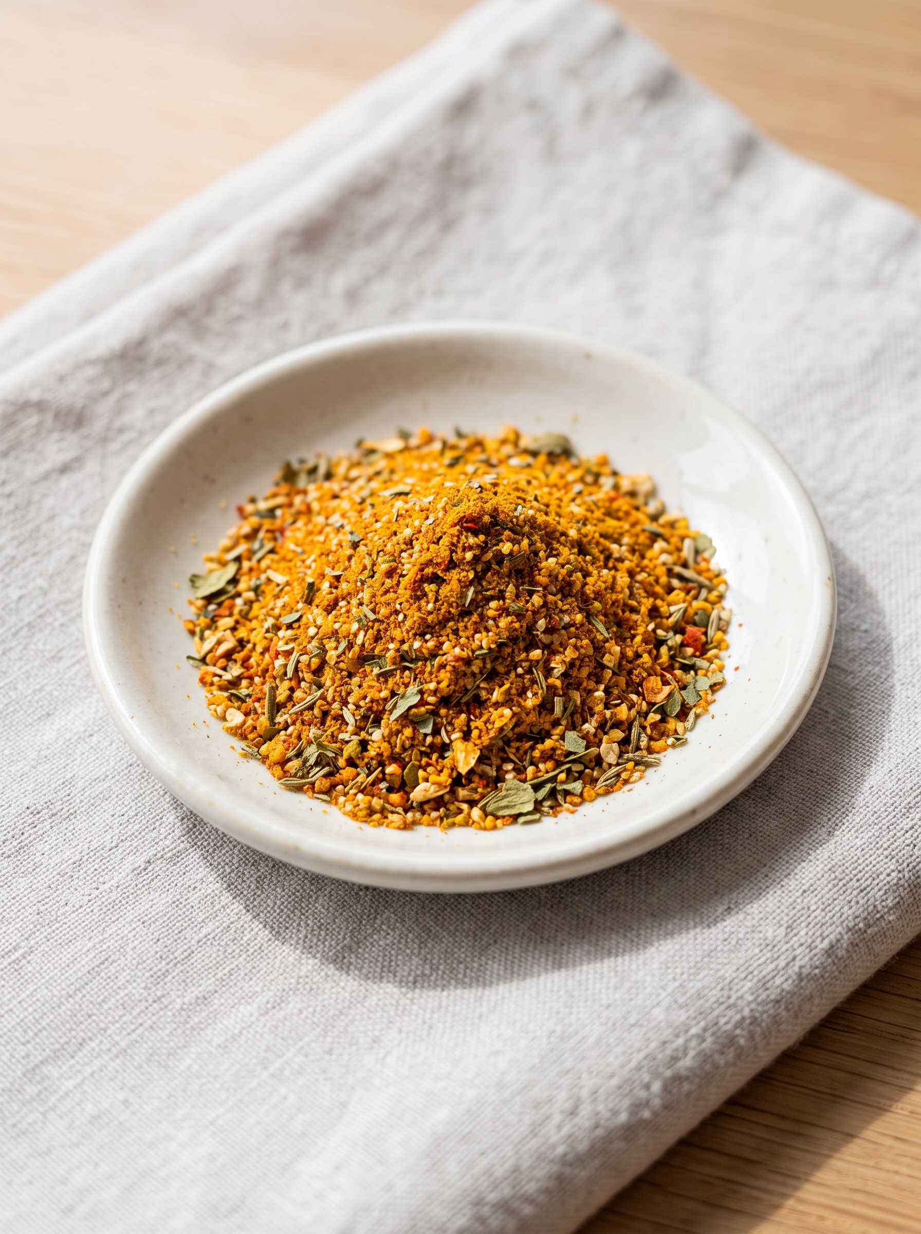 The Moroccan spice blend: ras el hanout, umami, garlic, onion, parsley and salt