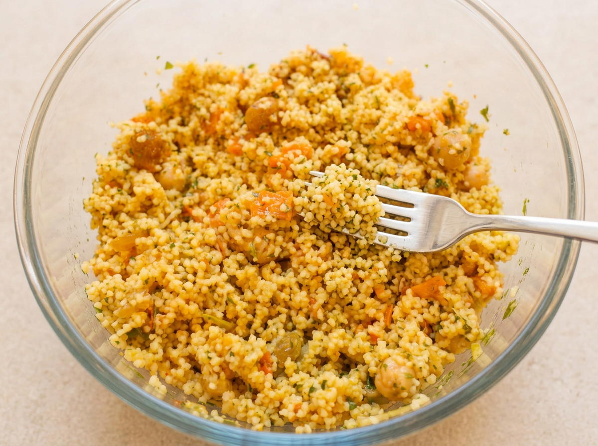 Fluff with a fork and enjoy.